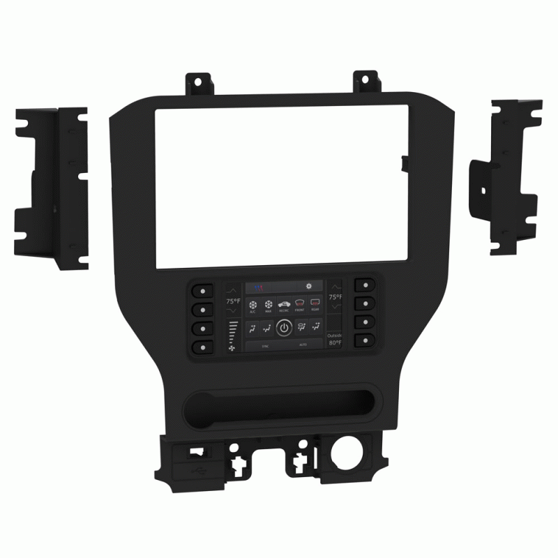 108FD6CH | Ford Mustang 2015-2023 (w/8" screen) Pioneer 8" Radio